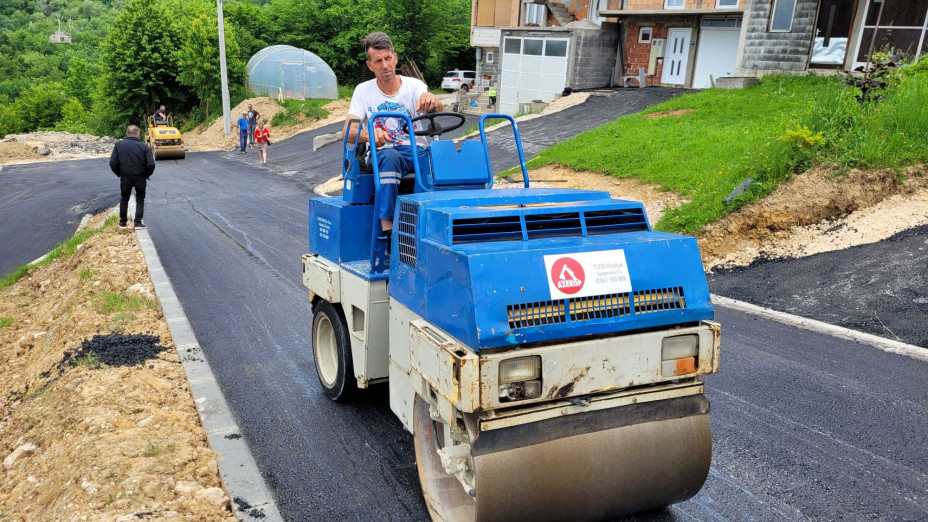 U toku asfaltiranje dijela Ulice Panjina Kula Općina Centar Sarajevo