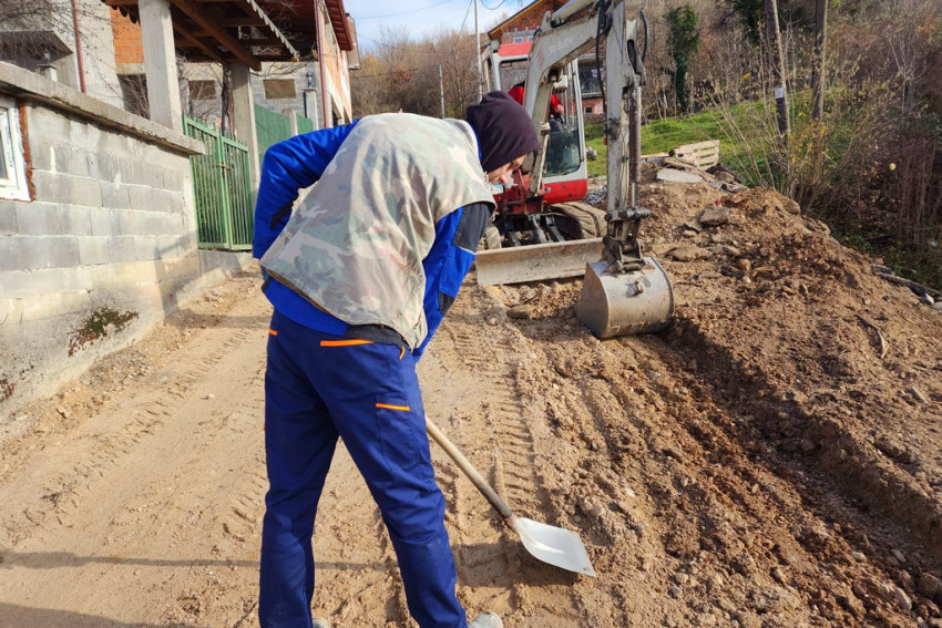 U toku pripreme za asfaltiranje dijela ulice Općina Centar Sarajevo