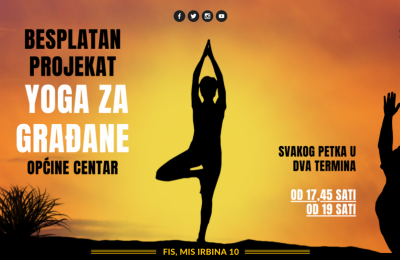 Besplatan projekat „YOGA“ za građane