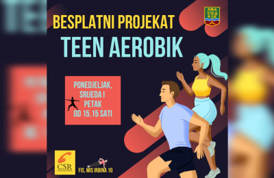 Novi besplatni projekat „Teen aerobik“