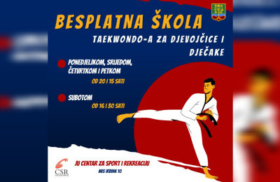 Besplatna škola taekwondo-a za djevojčice i dječake