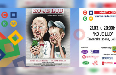 Sutra predstava „Ko je lud?“ na teatarskoj sceni Jelića