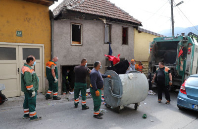 Okončano čišćenje divlje deponije u Ulici Odobašina 52