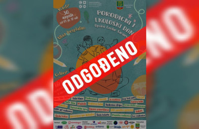 Odgođeno održavanje Porodičnog i ekološkog dana ispred Vile Braun