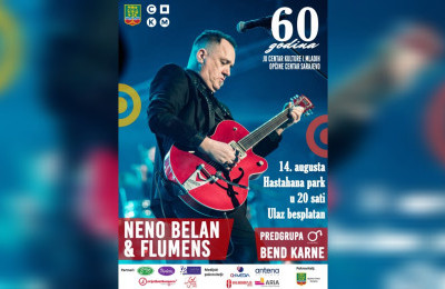 Sutra besplatni koncert povodom 60 godina JU „Centar kulture i mladih“