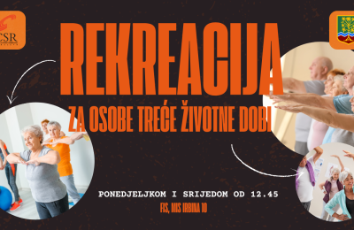 Nastavak besplatne rekreacije za osobe treće životne dobi