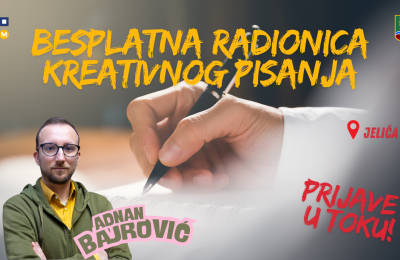 U toku prijave za besplatnu radionicu kreativnog pisanja za mlade