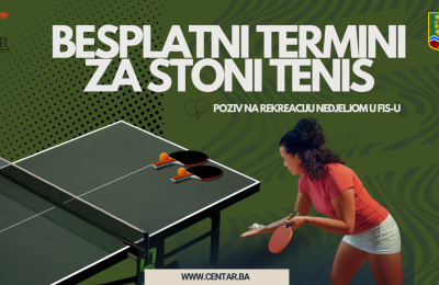 Besplatni termini za stoni tenis