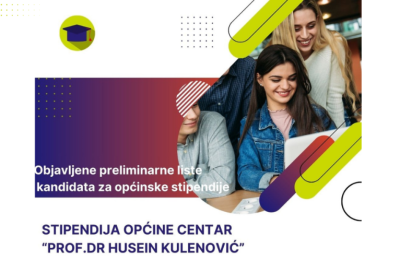 Objavljene preliminarne liste kandidata za općinske stipendije
