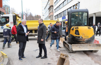 Načelnik Mandić obišao radove u Radićevoj ulici