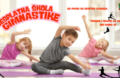 Besplatna škola gimnastike za osnovce sa Centra