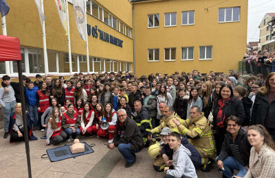 Održana taktičko-pokazna vježba evakuacije u slučaju požara
