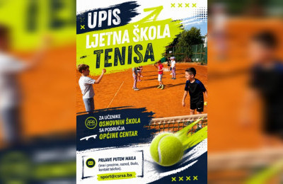 Počele prijave za besplatnu ljetnu školu tenisa za mališane