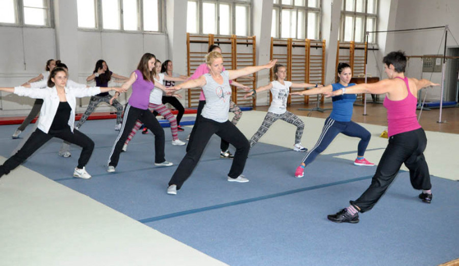 Vježbe aerobika za učenice završnih razreda osnovnih škola 