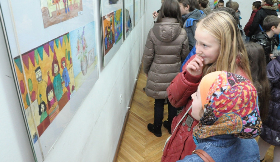 U Centru za kulturu otvorena izložba dječijih likovnih radova
