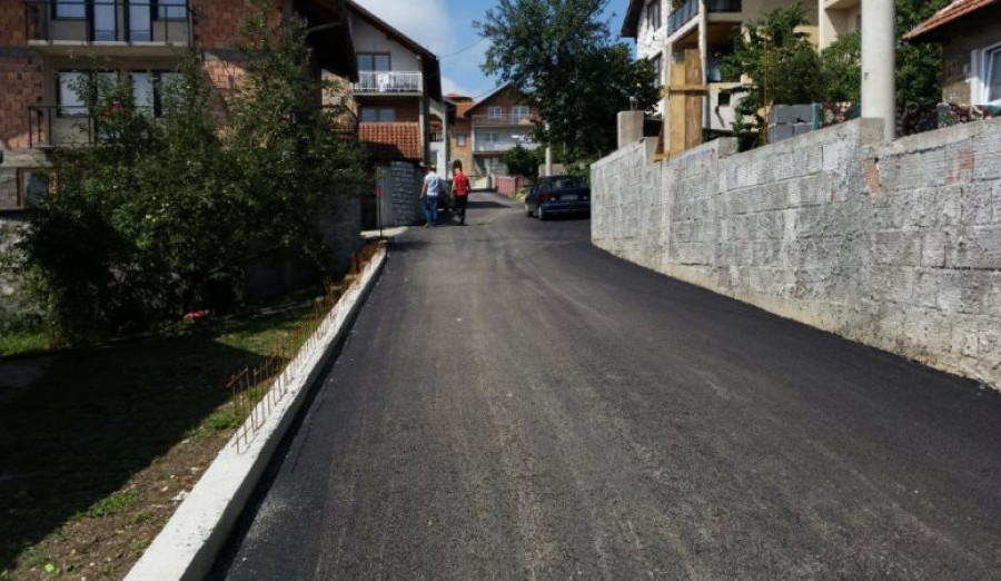 Okončana rekonstrukcija vodovodne mreže i asfaltiranje u dva kraka ulice Zije Dizdarevića