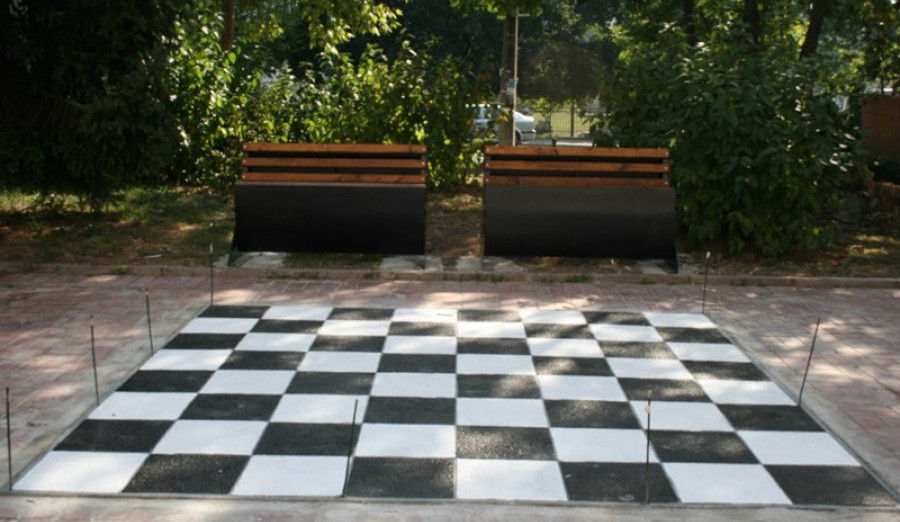 Na Trgu Merhemića izgrađena ploha za šah