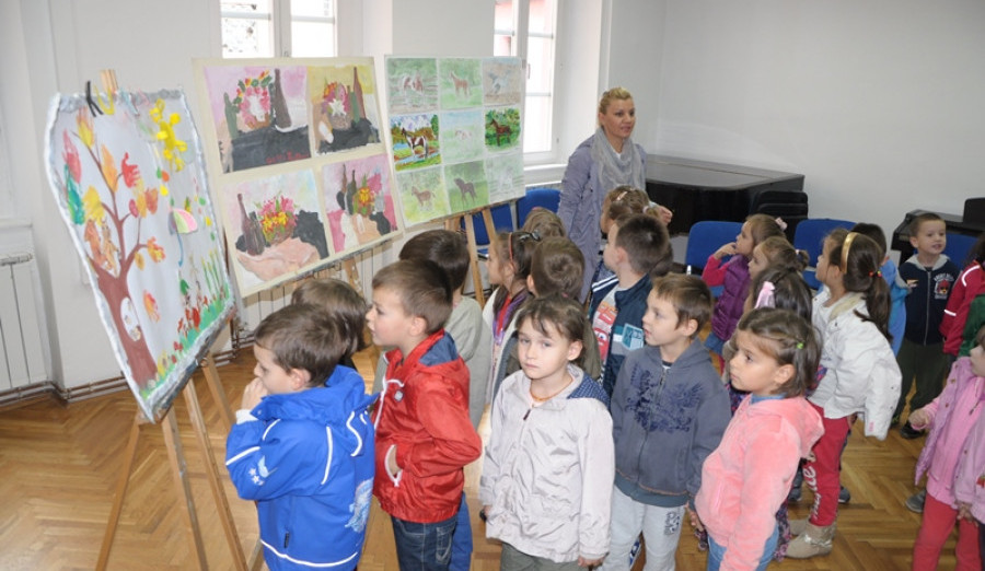 Otvorena izložba dječijih radova u Centru za kulturu