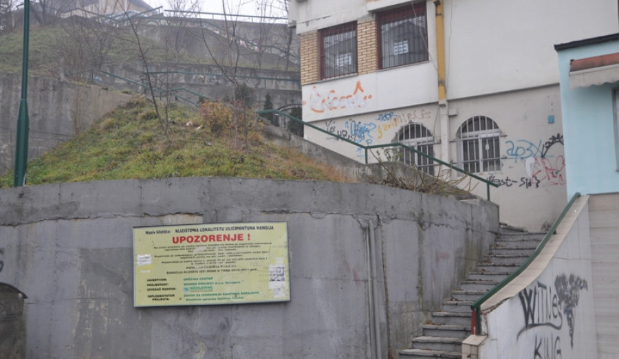 Obnovljeno stepenište u Ulici Hakije Kulenovića na Ciglanama