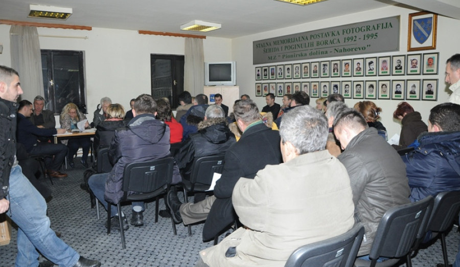 Održana javna rasprava u Mjesnoj zajednici „Pionirska dolina-Nahorevo“