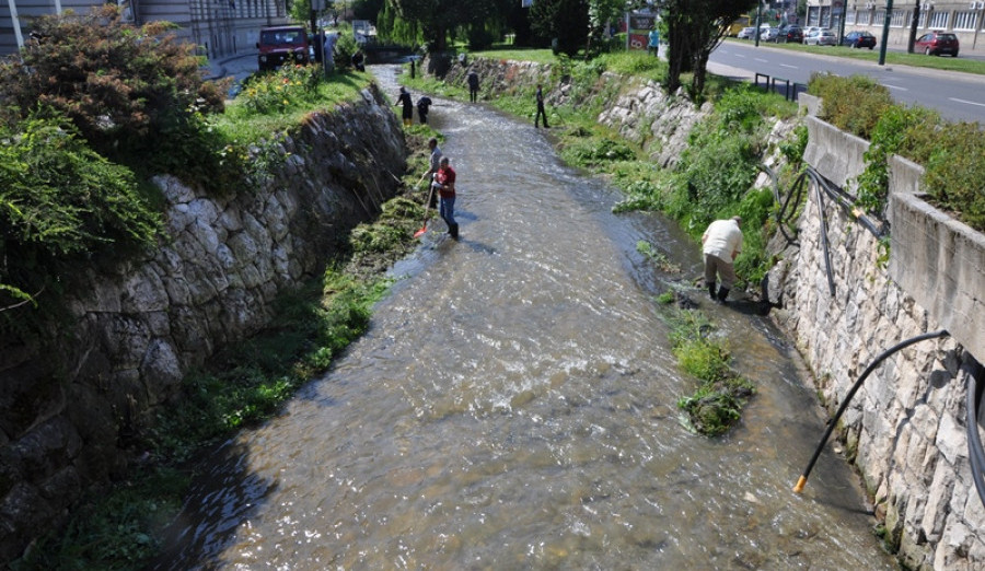 Uspješno okončana ekološka akcija čišćenja otvorenog dijela Koševskog potoka