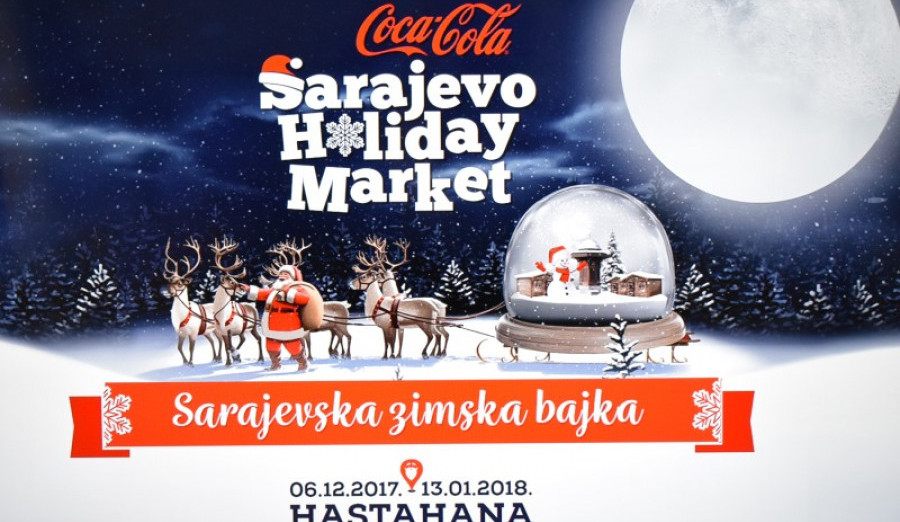 Sutra otvorenje sedmog Coca-Cola Sarajevo Holiday Marketa
