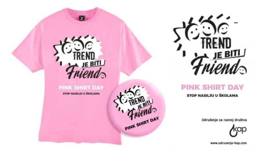 Obilježavanje „Dana ružičastih majica”- Međunarodnog dana prevencije vršnjačkog nasilja u školama