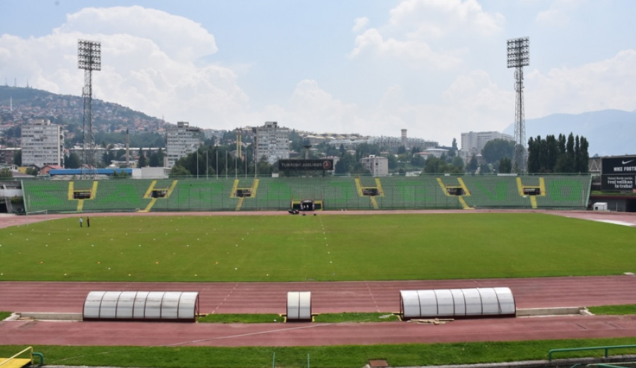 Postavljanjem novog rezultatskog semafora nastavlja se projekat modernizacije stadiona na Koševu