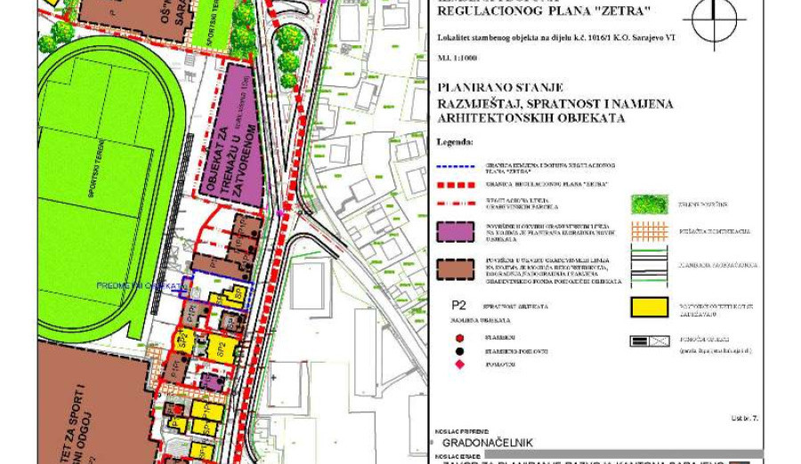 Javna tribina o izmjenama i dopunama Regulacionog plana „Zetra“