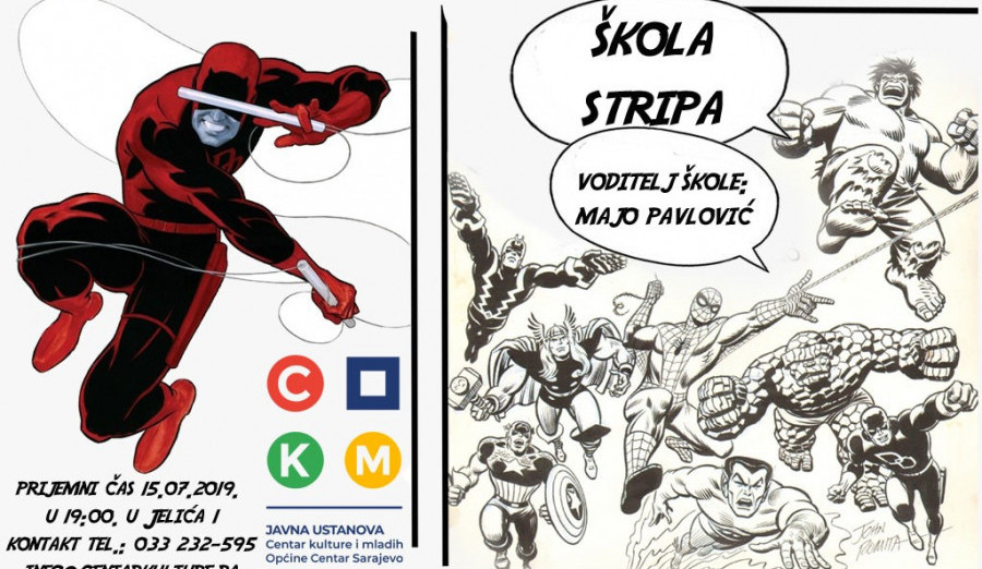 Uskoro počinje besplatna škola stripa u Jelićevoj