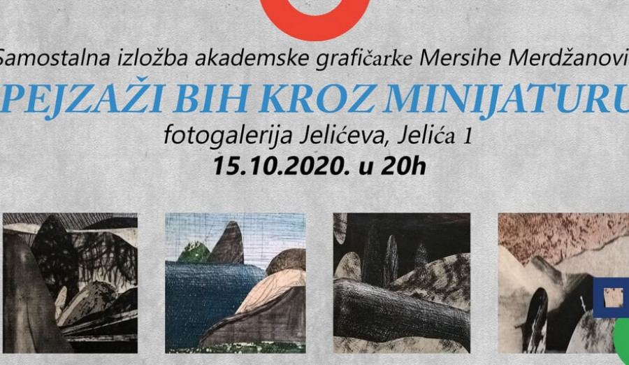 Sutra u Foto galeriji Jelićeva otvorenje izložbe „Pejzaži BiH kroz minijaturu“