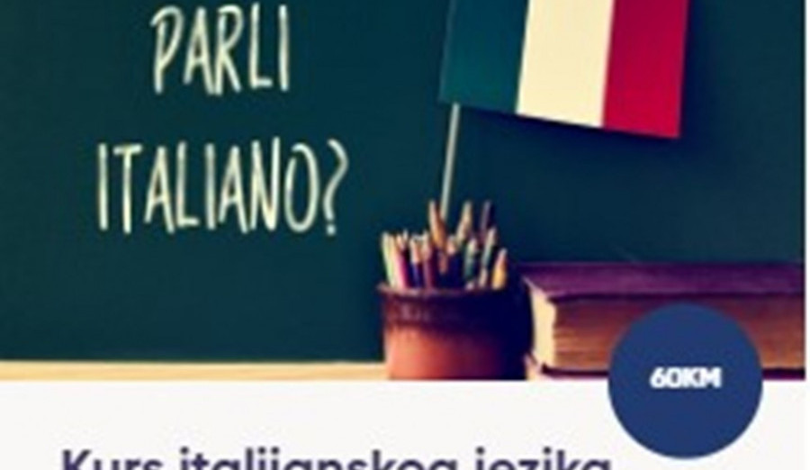Kurs italijanskog jezika u Centru kulture i mladih Općine Centar 