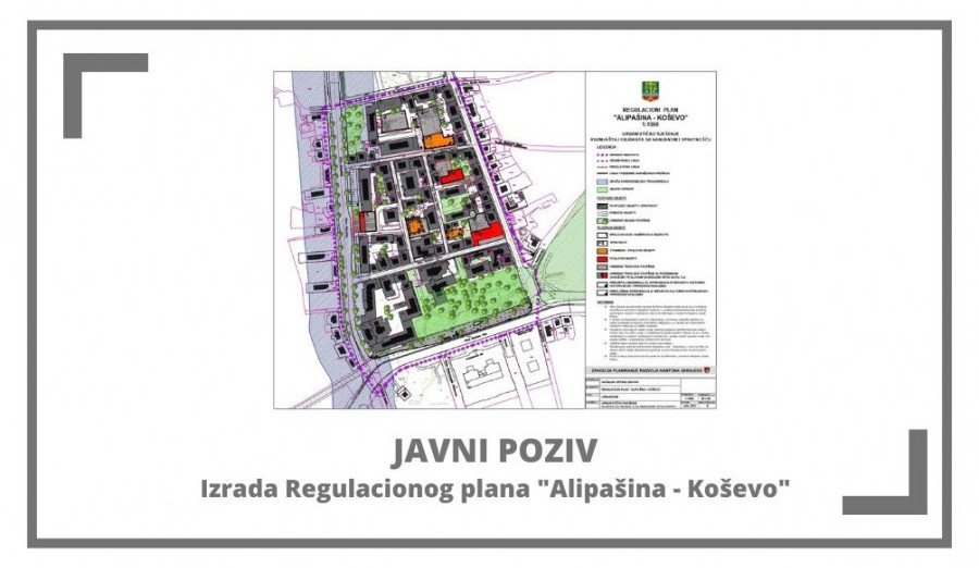 Izrada Regulacionog plana „Alipašina - Koševo“