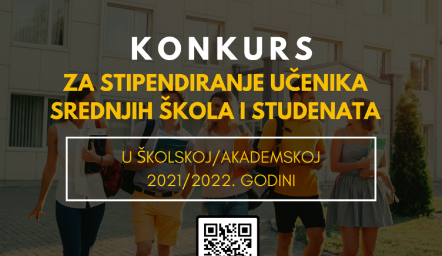 Objavljen konkurs za stipendiranje učenika i studenata općine Centar