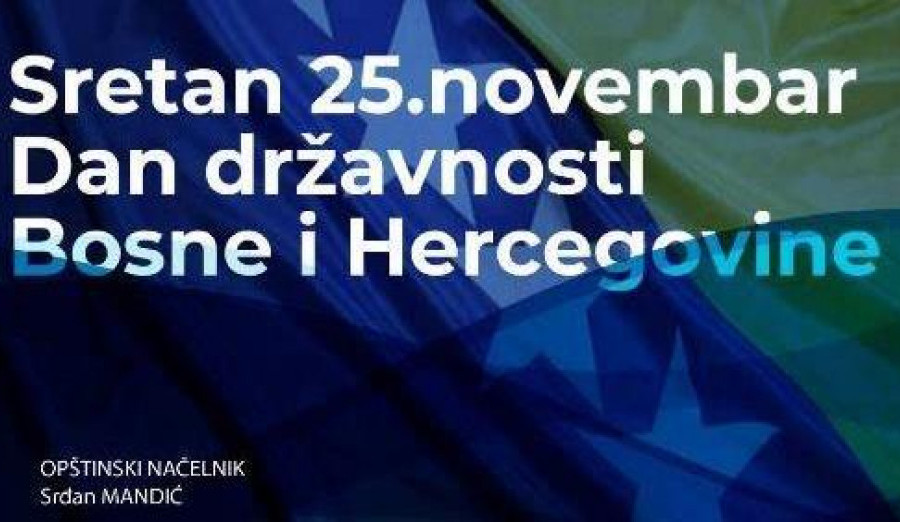 Načelnik Mandić čestitao Dan državnosti
