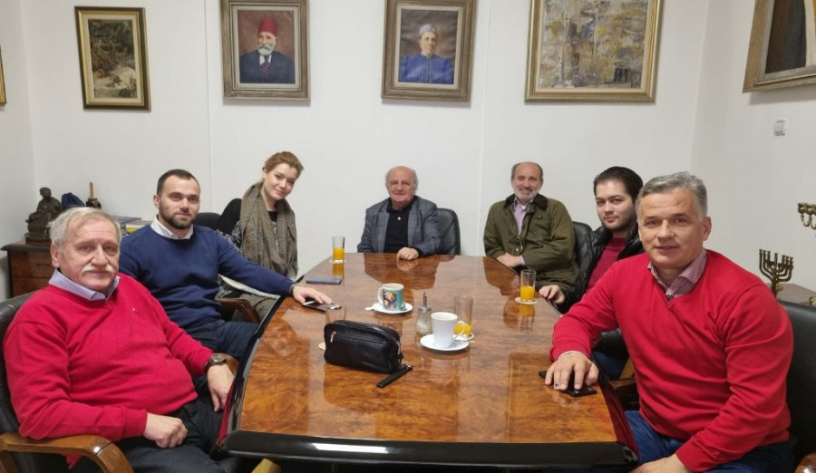 Članovi Komisije za odnose sa vjerskim zajednicama posjetili Jevrejsku zajednicu