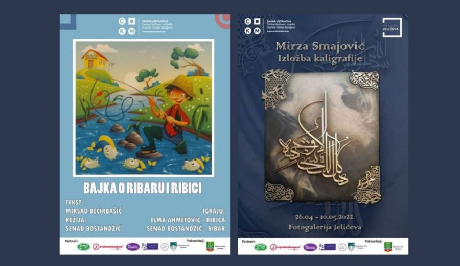 Bajka o ribaru i ribici i izložba kaligrafija u Centru kulture i mladih Općine Centar Sarajevo