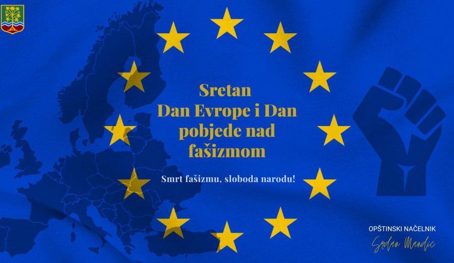Načelnik Mandić čestitao Dan Evrope i Dan pobjede nad fašizmom