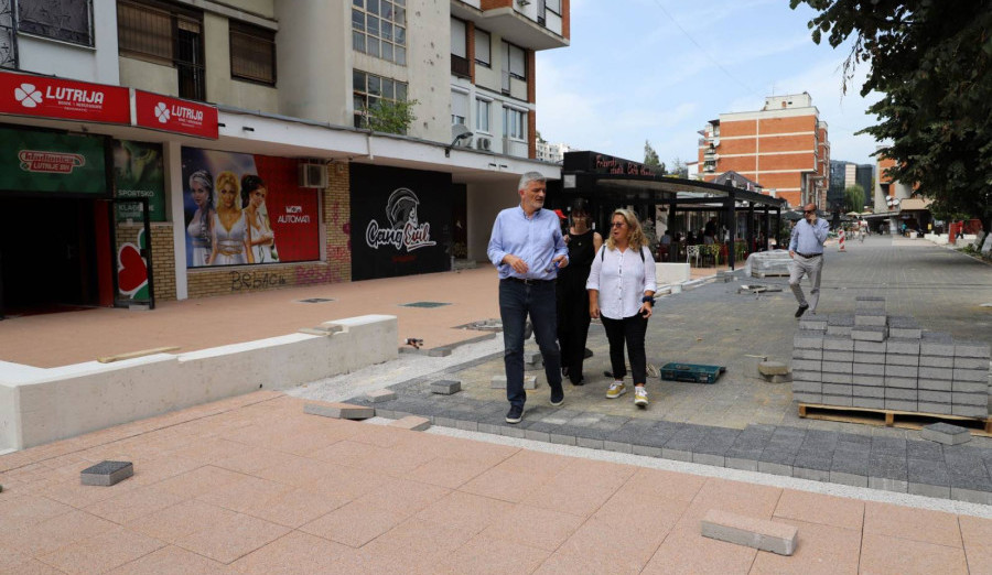 Završni radovi na sanaciji dijela Merhemića trga