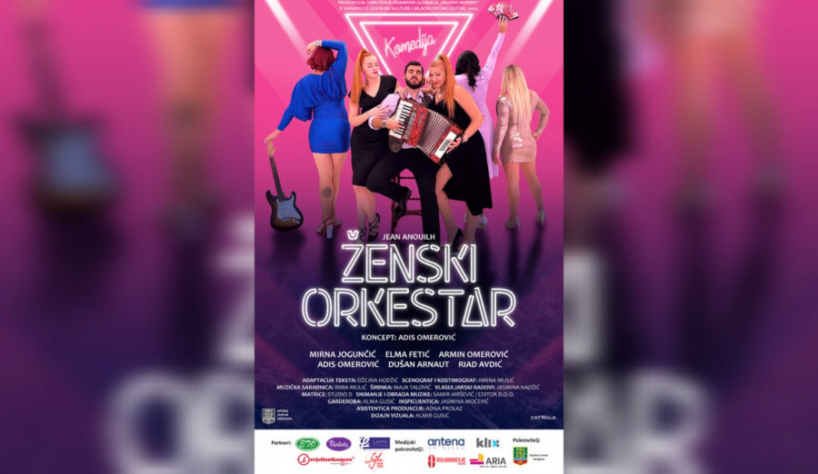 Nova komedija „Ženski orkestar“ na sceni Jelićeve