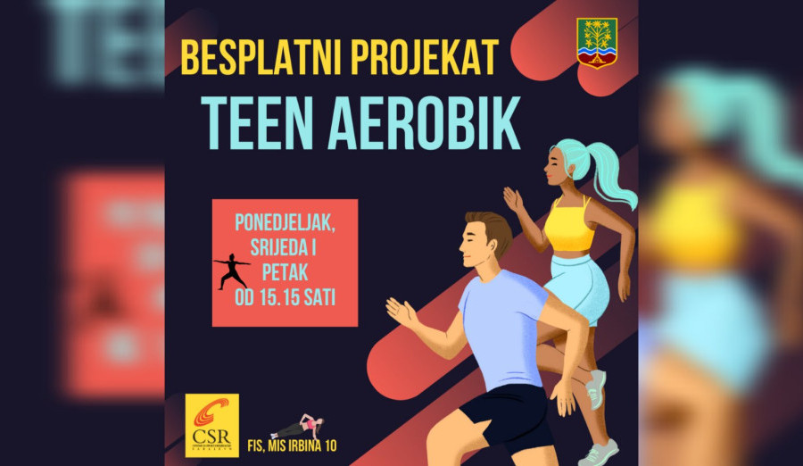 Novi besplatni projekat „Teen aerobik“