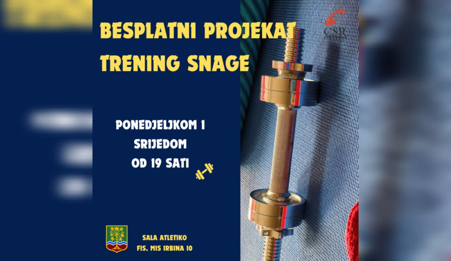 Besplatni projekat „Trening snage“