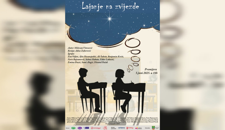 Sutra premijera predstave „Lajanje na zvijezde“