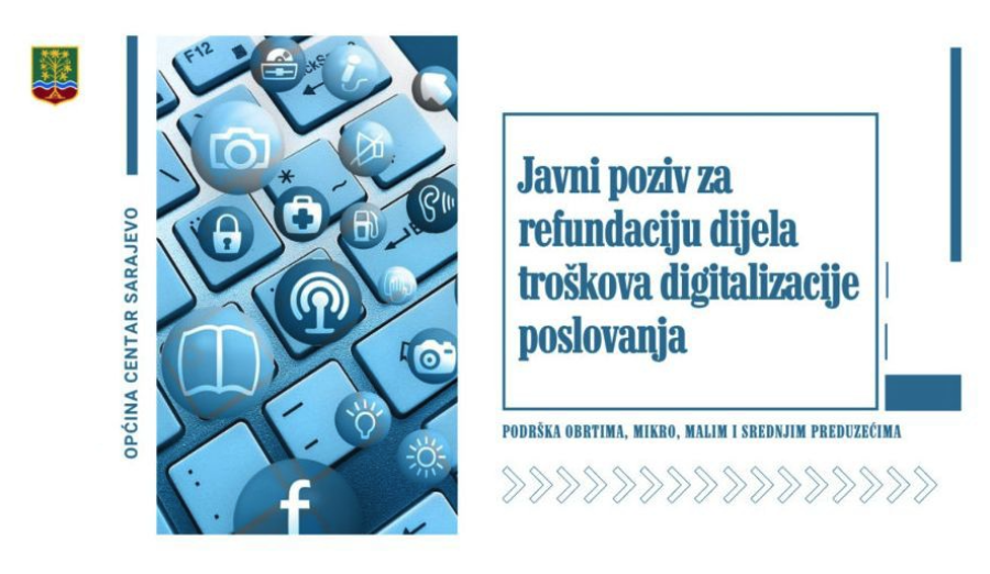 Javni poziv za refundaciju dijela troškova digitalizacije poslovanja