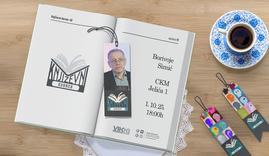U srijedu 48. književni korner sa Borivojem Simićem