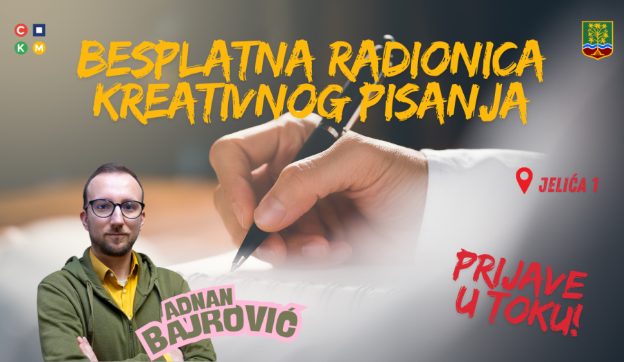 U toku prijave za besplatnu radionicu kreativnog pisanja za mlade