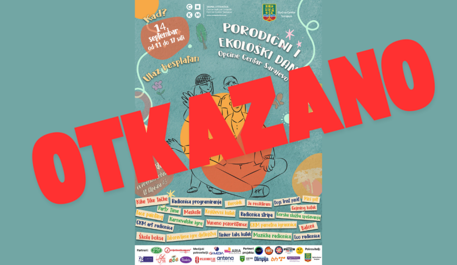 Otkazano održavanje Porodičnog i ekološkog dana ispred Vile Braun