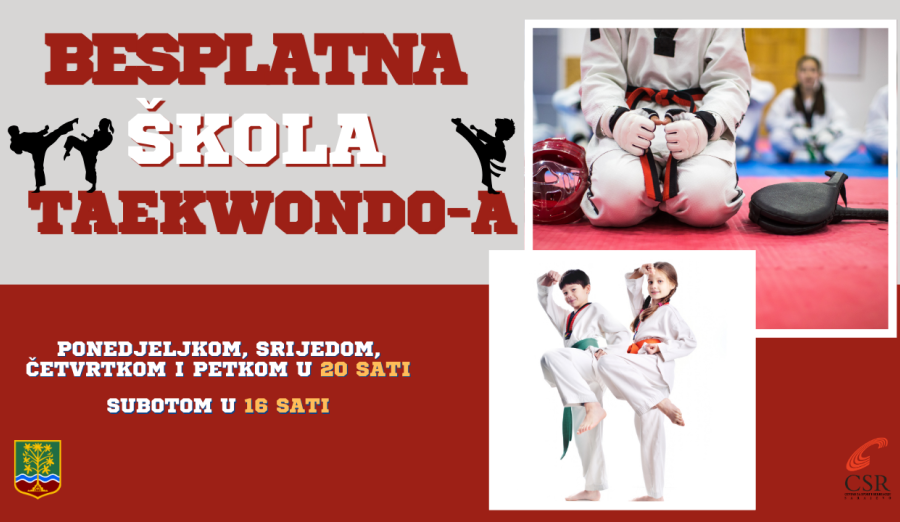 Besplatna škola taekwondo-a za djevojčice i dječake