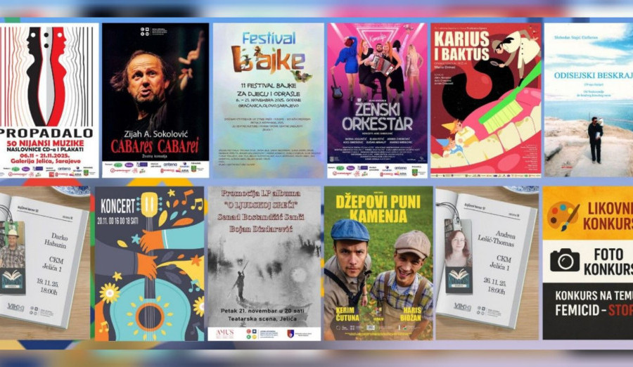 Kulturna dešavanja u mjesecu novembru