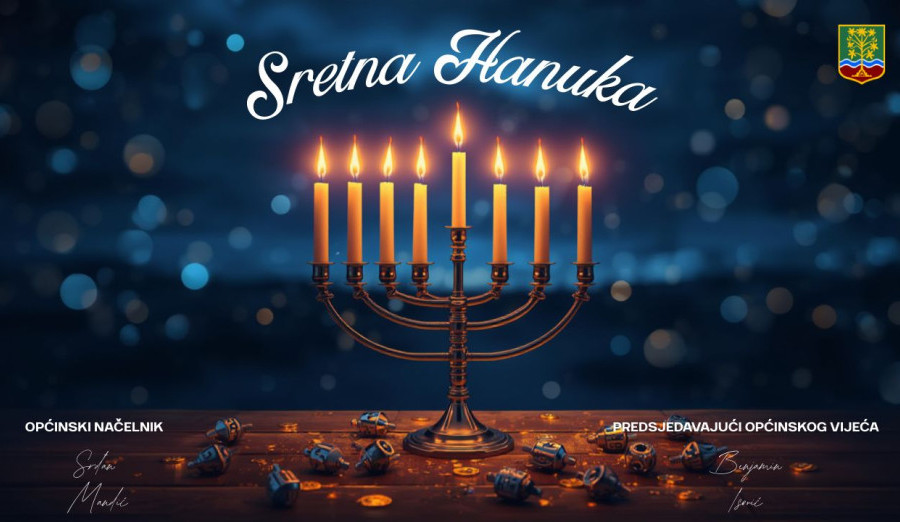 Čelnici Općine Centar uputili čestitke povodom obilježavanja Hanuke